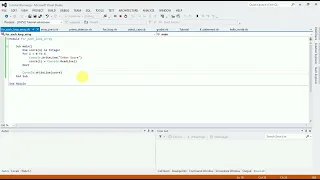 VB Net Console Programming 8