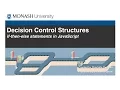 Decision control structures