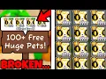 NEW Maze Glitch Gives 100 HUGE PETS Every DAY in Pet Simulator 99 PINATA UPDATE Roblox