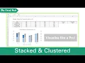 Stacked Clustered Combo Chart In Excel - Mastering Data Visualisation