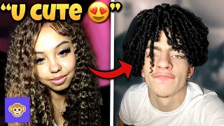 How BADDIES Treat Me With FAKE DREADS Monkey App