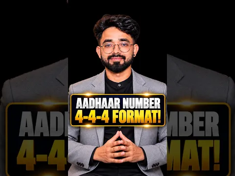 Excel Me Aadhaar Number Ke Har 4 Digit Ke Baad Hyphen Kaise Lagaye?