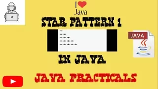 Star Pattern 1 in java HALF PYRAMID PATTERN