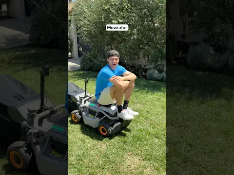 This REMOTE Controlled Lawnmower Does It All #backyard #home