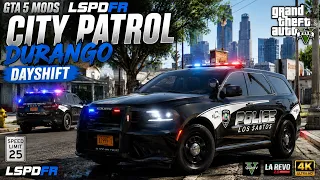 GTA 5 LSPDFR Mods City Patrol Durango DAYSHIFT Realistic Police Patrol RTX 5090 4K