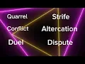 Synonym of Quarrel