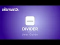 How to use the Divider Component