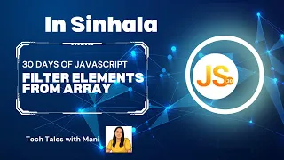 LeetCode 2634 Filter Elements from Array in Sinhala Day 5 Tech Tales with Mani