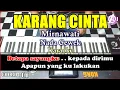 KARANG CINTA Karaoke Dangdut - Mirnawati | Korg Pa3x (Chord\u0026Lirik)