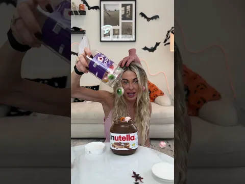 نوتيلا الهالوين 🎃 #عائلة #دبي #shorts# viral #الامارات