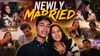we couldnt stop laughing on our first night out after marriage 