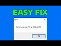 How To Fix Runtime Error 217