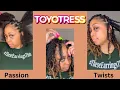 Beginner Friendly Passion Twists with Toyotress Tiana Passion Twists Crochet Hair
