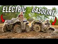 Mudding Electric v s Gas ATV