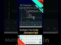 Javascript Multiply two number rktsir