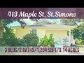 St Simons Island Home 280 000