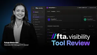 How To Track Competitor Movement in AI Search - FTA Visibility Tool Review