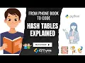 Learn Hash Tables with a Phone Book Example Python Coding Basics