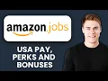 NEW Amazon USA Warehouse Pay Benefits 2025 Full Salary Bonus Breakdown