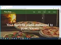 Pizza Shop Template Website Made from HTML CSS Javascript