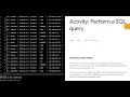 Activity Perform a SQL query With Explanation