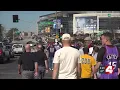 Crowds pack St Louis City as weather warms up
