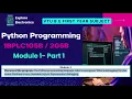 Module 1 python programming The way of python program What is a Program Debugging Errors VTU