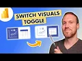 Toggle Button TRICK Using Bookmarks Icons to Switch Visuals Power BI