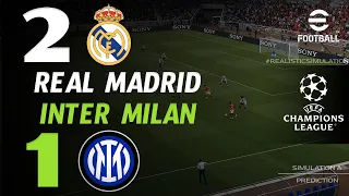 🔴 Real Madrid vs Inter 2-1 | HIGHLIGHTS & GOALS | Champions League 2026 – Live eFootball Simulation