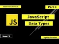JavaScript Tutorial for Beginners Part 3 Data Types Tagalog - Basics
