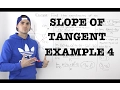 MCV4U 1 2 - slope of tangent example 4