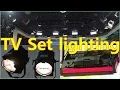 television studio lighting set design for tv commercial show - Lumos hawk 400 Lumos 700gt