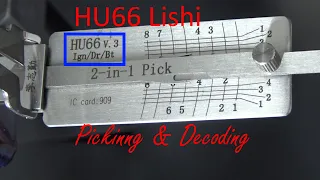 Download (459) HU66 Lishi Picking \u0026 Decoding a Volkswagen Door Lock MP3