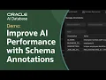 Annotate Database Schemas with Oracle SQL Developer for Oracle AI Database