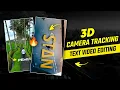 3D Camera Tracking Text Editing In Mobile 3D Text Camera Tracking Effect Motion Ninja