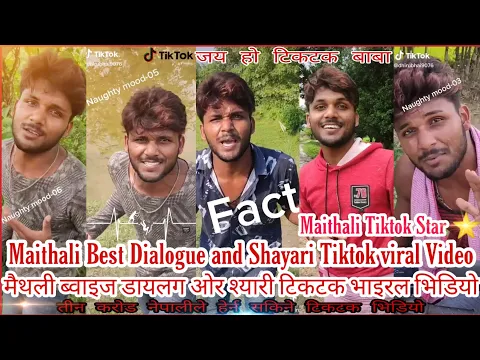 Maithali Best Dialogue and Shayari Tiktok Viral  Boys Attitude Tiktok