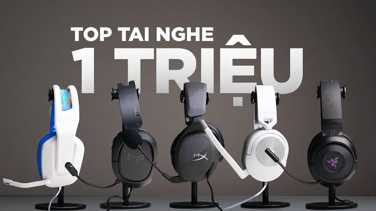 Outline Video 5 tai nghe gaming headphone ngon nhất khoảng 1 TRIỆU để bạn chơi Tết này!