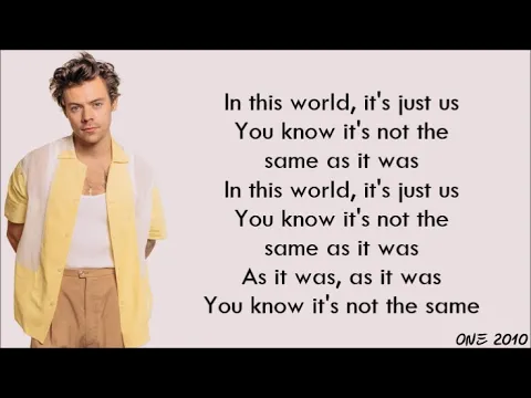 Download MP3 Harry Styles - As It Was (lyrics)