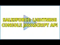 Salesforce Lightning console javascript API