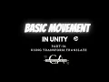 Unity Basic 3D Movement-Part 01 using transform Translate