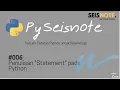 PYSEISNOTE Penulisan statement pada Python