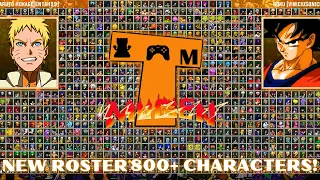 this is the best mugen roster in 2023 800 characters 60 stages tower games mugen 