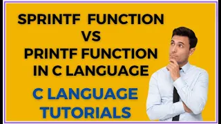sprintf function in c language difference between printf and sprintf