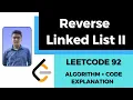 Reverse Linked List II C LeetCode Solution 92