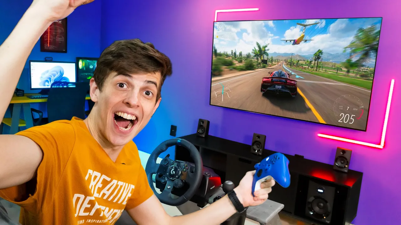 O SETUP DOS SONHOS 2022  ( TV Gaming 4K )