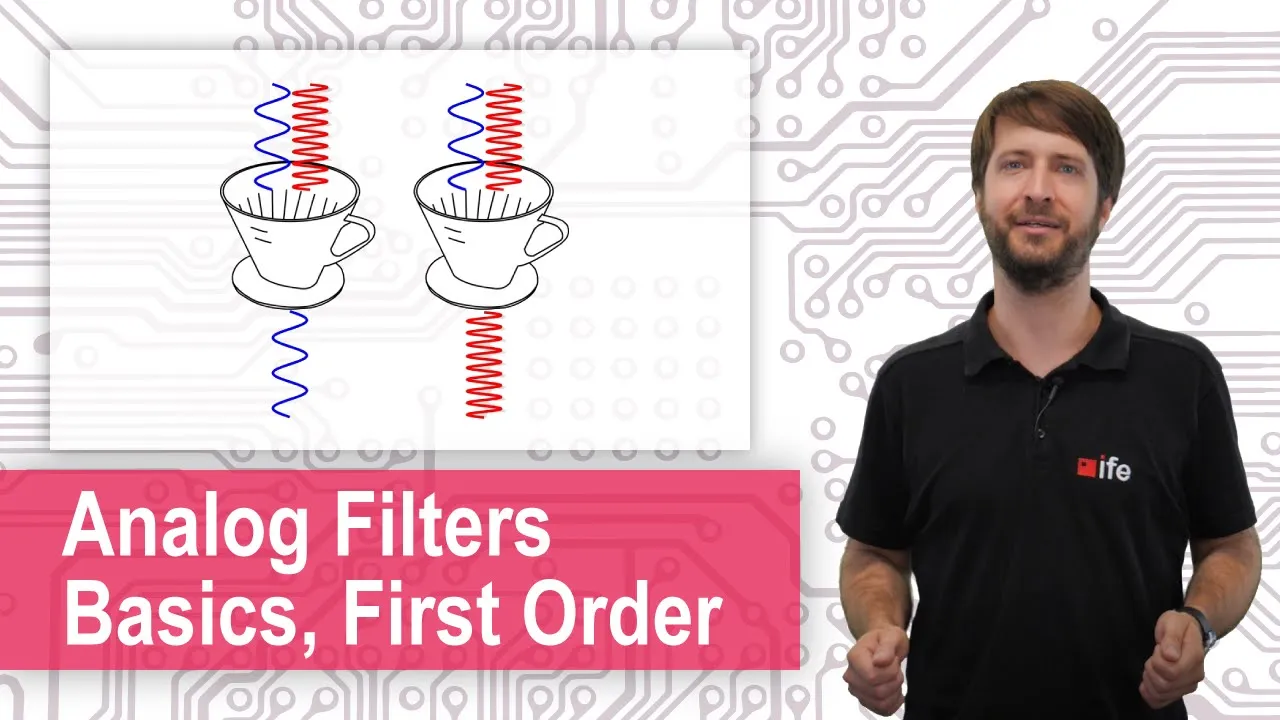 Analog Filters - Basics, First Order, Ideal Filters, RC Low Pass, Phasor Diagram, Bode Plot