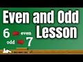 Even and Odd Lesson for Children