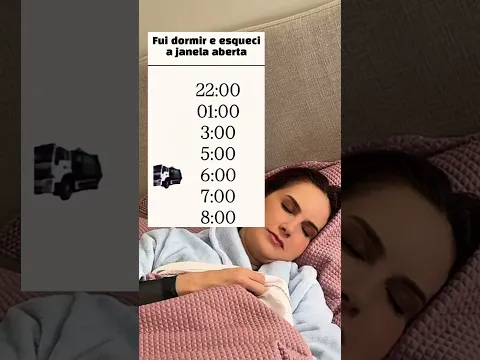 Fui dormir com a janela aberta e olha o que aconteceu !!! 🪟