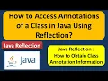 How to Access Annotations of a Class in Java Using Reflection Reflection in Java