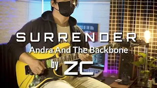 cover gitar surrender andra and the backbone by zc